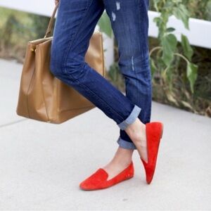 J. CREW Darby Suede Smoking Sleeper Loafer Flat 6